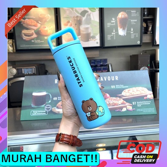 Tumbler Minum Aesthetic Botol Kaca Bening Korean Style Gelas Sedotan S Botol Minum Tumbler Starbucks