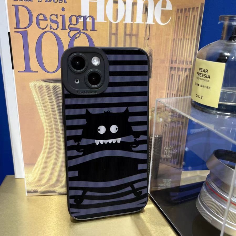 Case TPU Motif Garis Biru Untuk iPhone 14 14pro 14Plus 14prm 13prm 11 7Plus 8Plus Xr XS 12pro Max