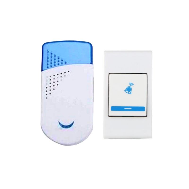 Bel Pintu Rumah V-ZORR Doorbell Chime Wireless + Remote Tanpa Kabel VZORR Range 100M