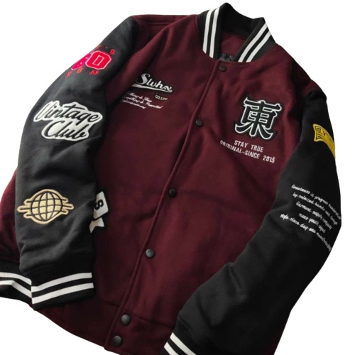 Jaket Varsity Baseball Vintage Full Print Pria Wanita / JAKET Varsity ORIGIN HUSTLE DX PRO APPAREL SPECIAL EDITION BASKET BALL TIM