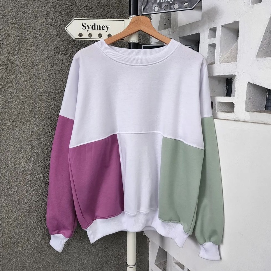 Sweater Candies Sweet Sweater Oblong Bahan Fleece Gaya Casual Simple