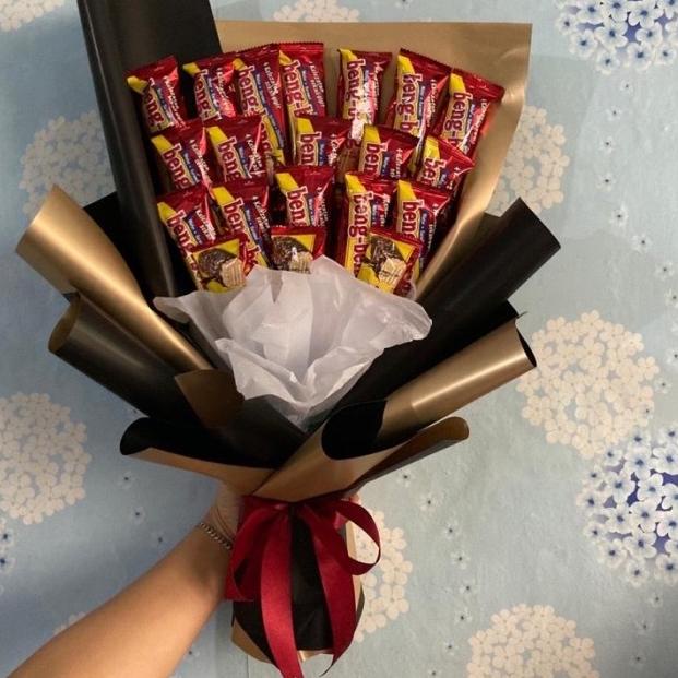 [READY] Snack Bouquet 2 [Buket Snack, Buket Coklat, Buket Boneka] - Timtam