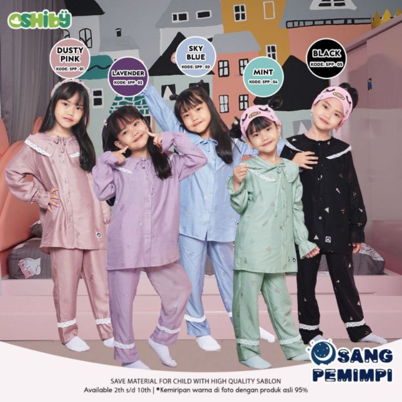 ~~ OSHIBY Special Edition | Setelan Piyama Anak Perempuan "Dream Island"