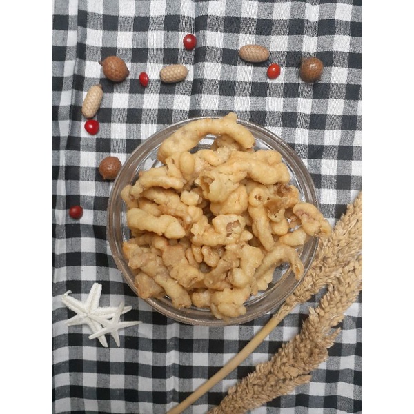 

keripik usus (500 gr)