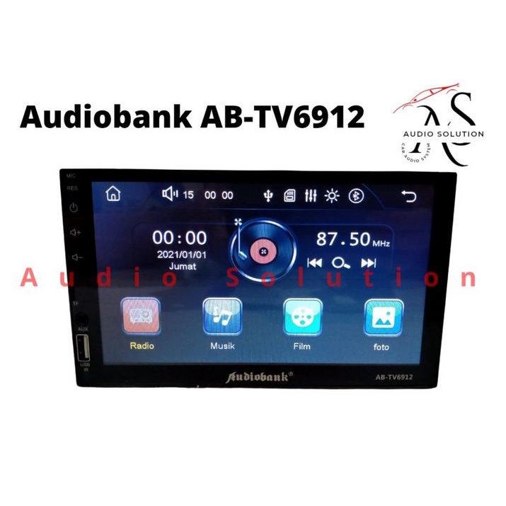 DOUBLE DIN Deckless Head unit full glass Carman 7 inch Mobil Audio MP5 player