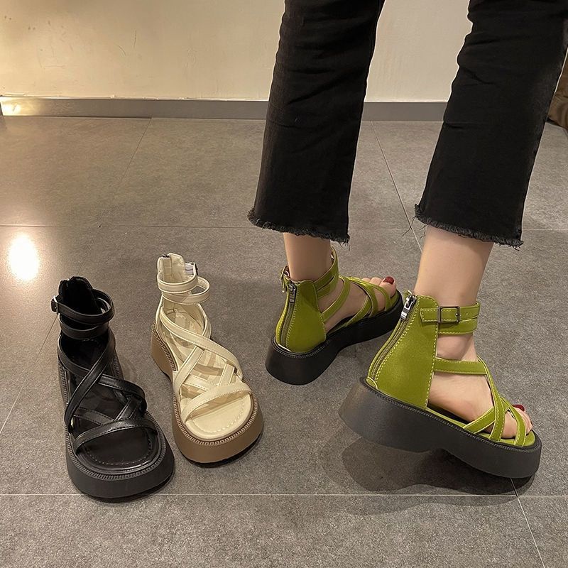 MYSTYLE Star Korea Design Wedges Fashion Wanita Import