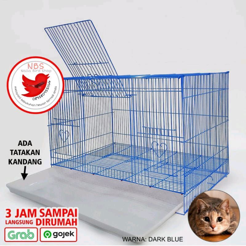 KANDANG KUCING KANDANG BURUNG UMBARAN POX JUMBO SANGKAR BESI 40x60