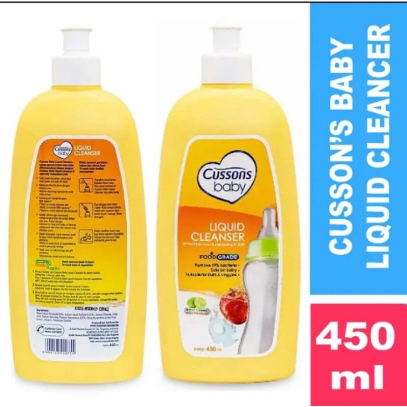 Cussons Cleanser Pencuci Botol Susu & Perlengkapan Bayi 450ml