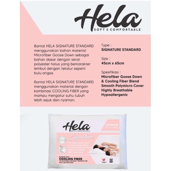 Bantal Hela Signature Standard Microfiber