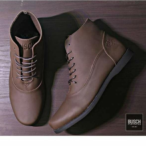 Sepatu Pria BUSCH Brodo Razor OriginaL - Hitam, 40