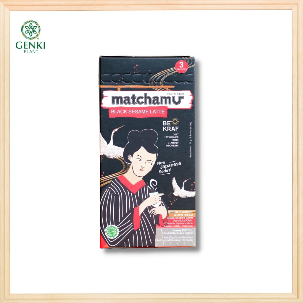

Matchamu Black Sesame Latte - 3 pcs