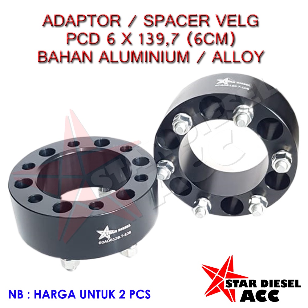 SPACER VELG PCD 6 X 139.7 5CM ADAPTOR VELG ISUZU PANTHER