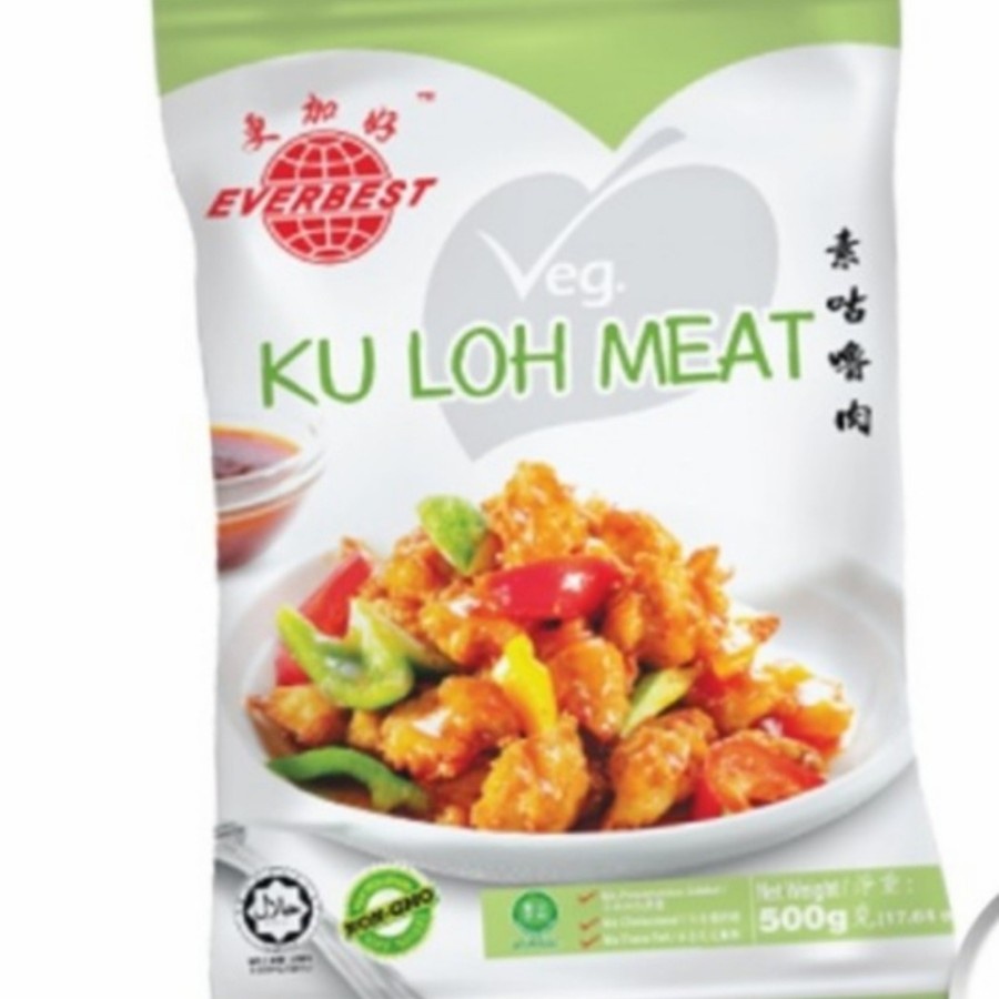 Frozen Food Everbest Ku Loh Meat Vegetarian Daging Bebek Analog Kuloh 500g