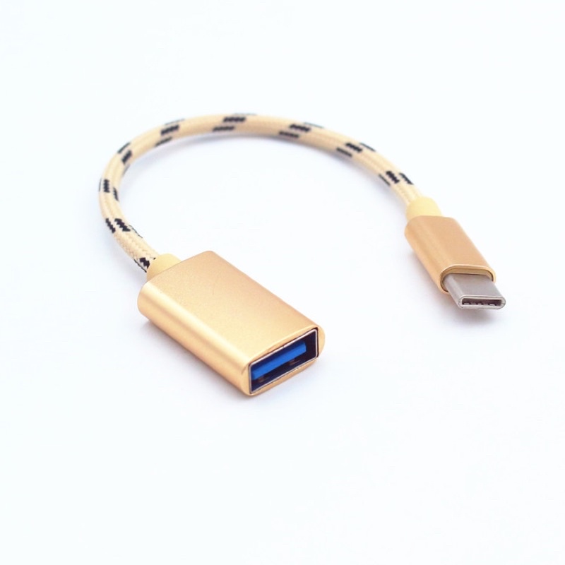 BAHAN NILON / OTG kabel usb TYPE C / kabel otg Type C