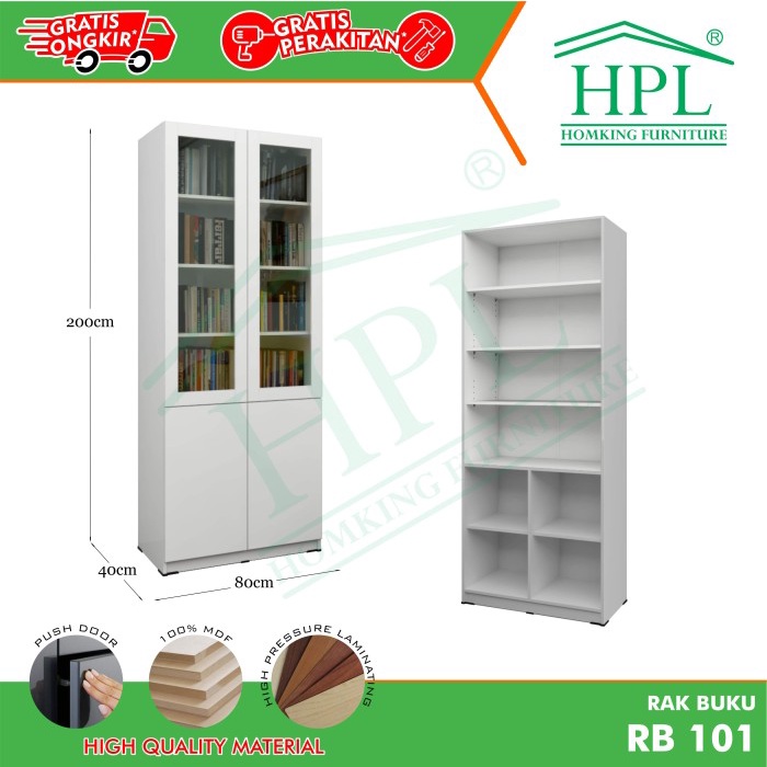 

Filling Cabinet Rak Buku Hpl Retro 101