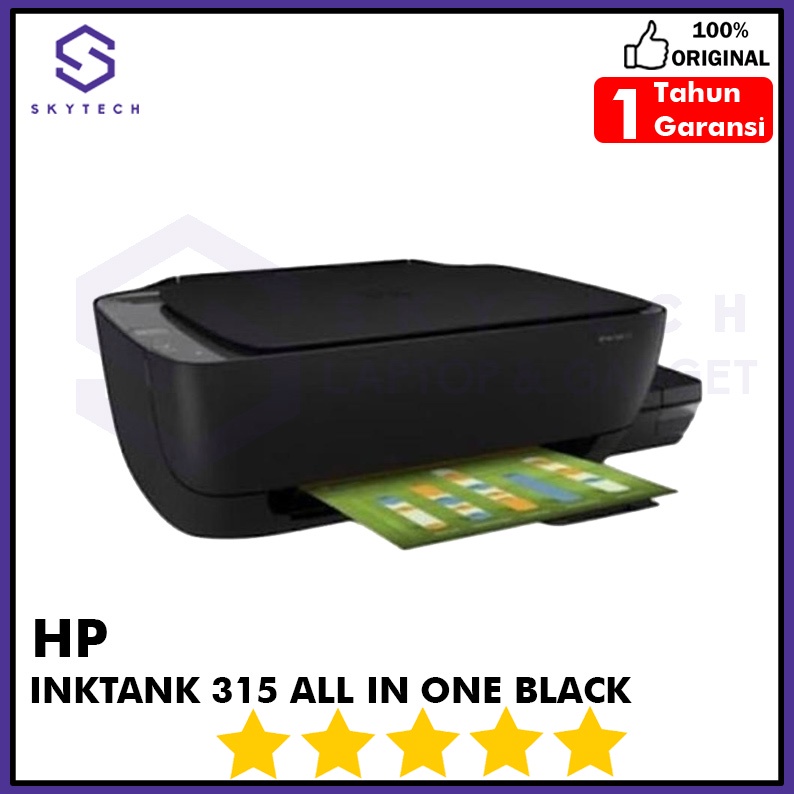 PRINTER HP INKTANK 315 PRINT SCAN COPY ALL IN ONE PRINTER AIO