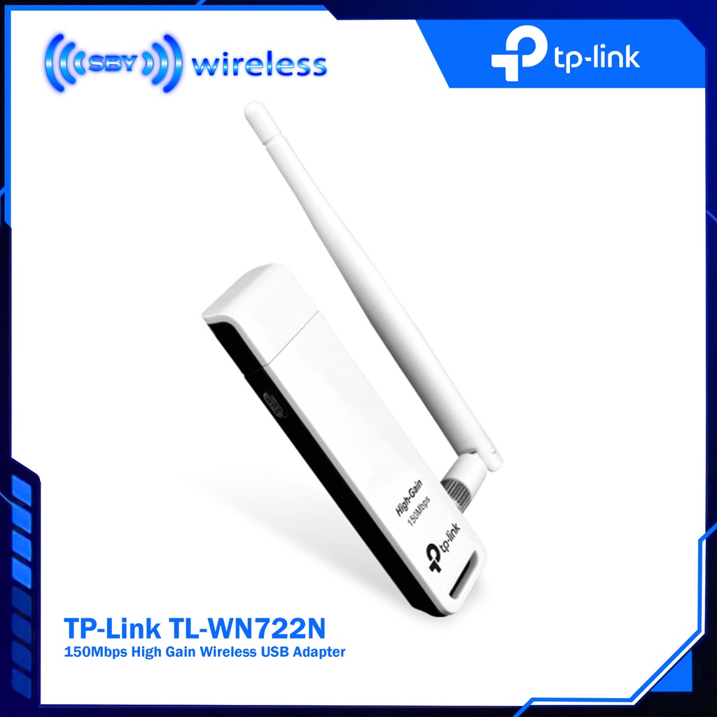 TPLINK TL-WN722N 150Mbps High Gain Wireless USB Adapter TP-LINK TLWN722N