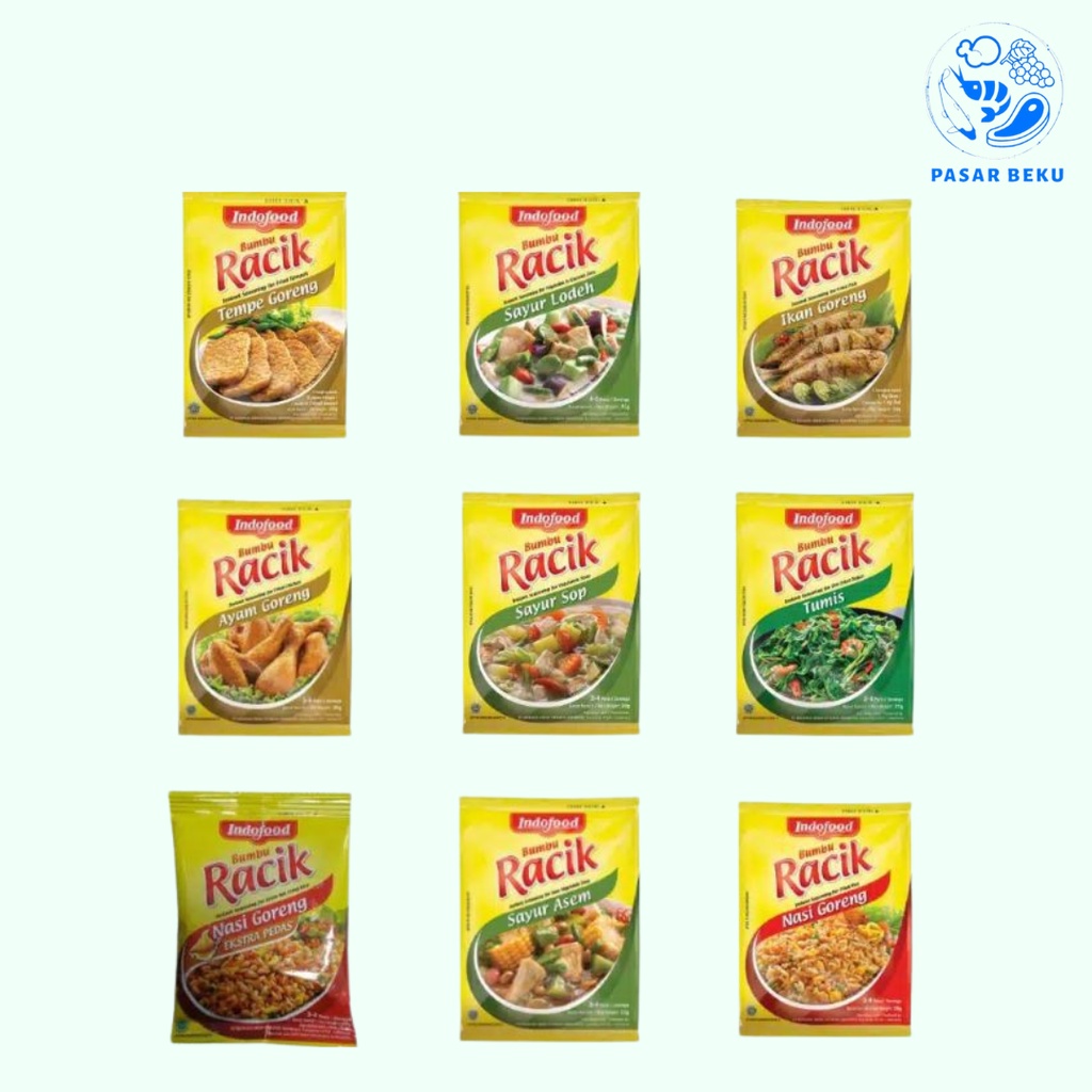 

Bumbu Masak Instan Racik Indofood All Varian Bumbu Dapur Pasar Beku Padang