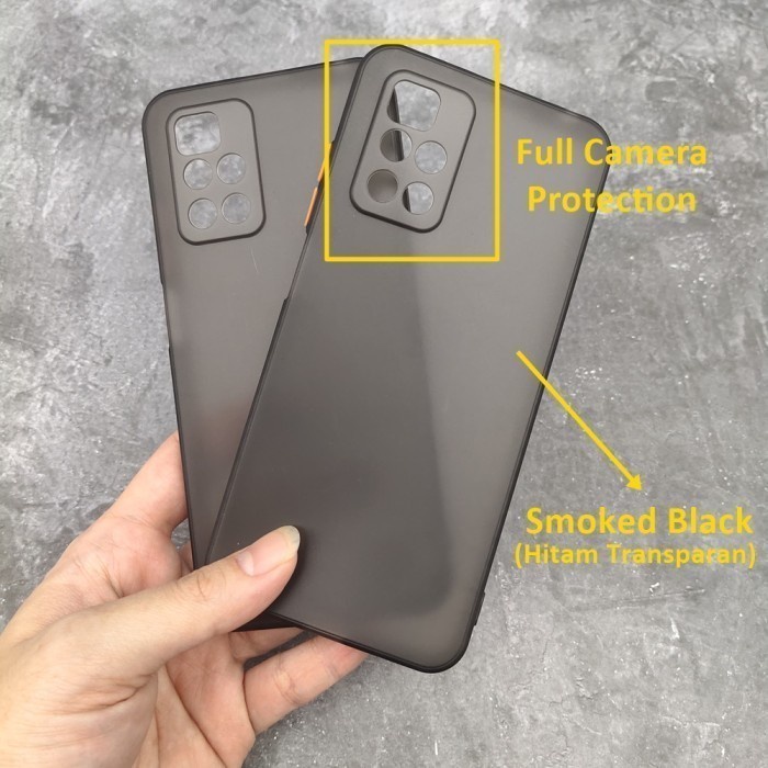 OBRAL SALE SoftCase SMOKED BLACK untuk Samsung Oppo Vivo Realme Xiaomi Redmi SBK Case Casing HP