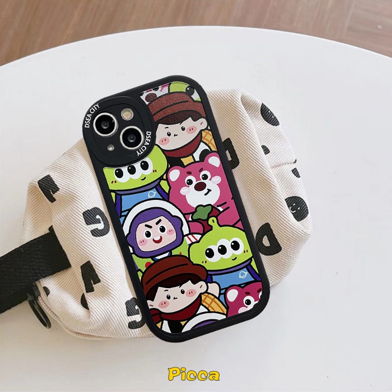 Cute Winnie Tigger Buzz Lightyear Case Samsung A14 5G A32 A12 A13 A22 A53 A03s A52 A52s A50 A04s A73 A03 A21s A50s A20 A30s A33 A20s A02s A23 A31 A10s M23 A72 A71 A51 A11 Cover