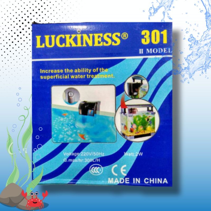 POMPA AQUARIUM HANGING LUCKINESS 301