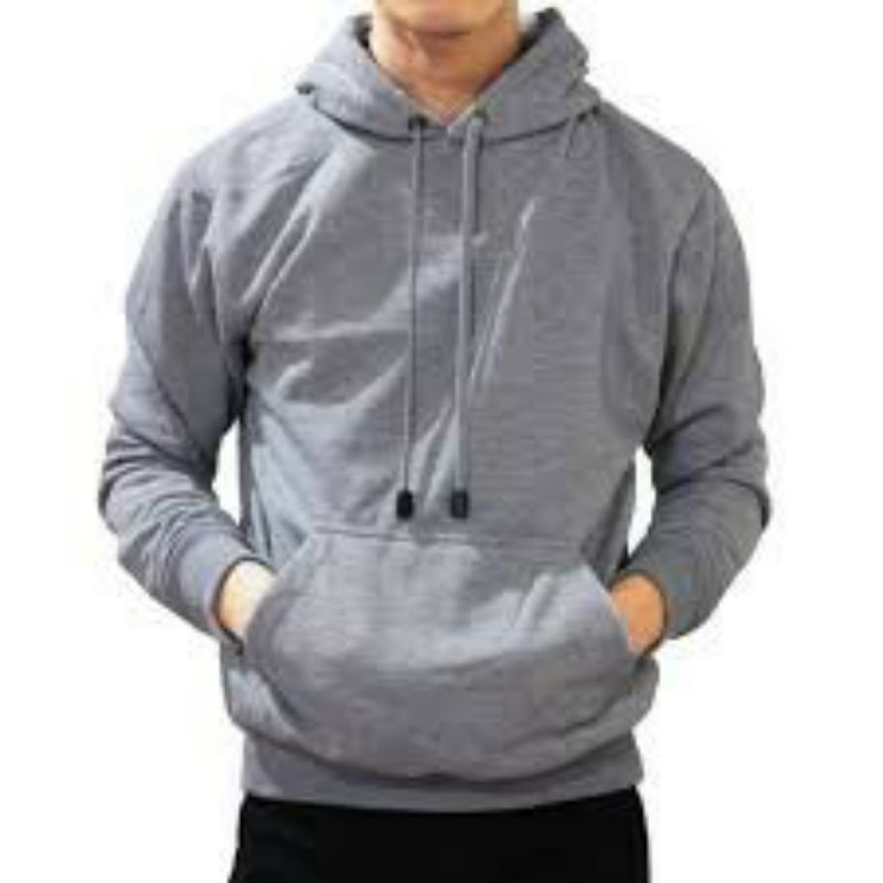 sweater super jumbo bigsize XXL - XXXL hoodie kupluk kantong kangguru depan bahan flece pe