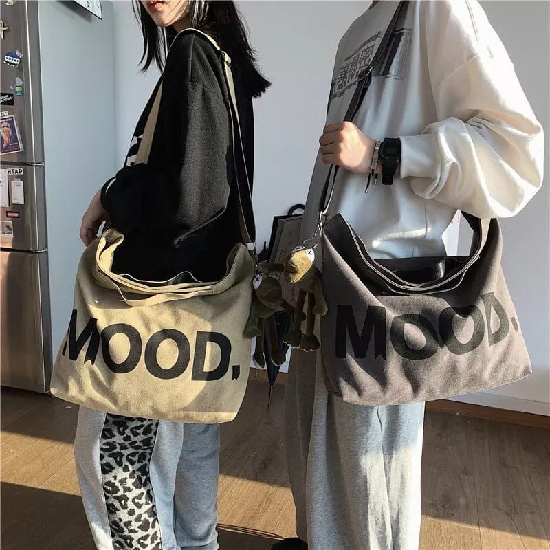 Rizkibag Mood Sling Bag Pria Wanita kanvas