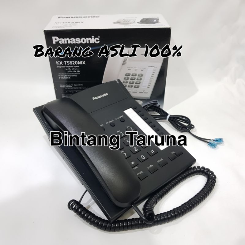Pesawat Telepon Panasonic KX-TS820MX Telpon Kabel Panasonic KX-TS820 Telfon Kabel Panasonic KX-TS820MX