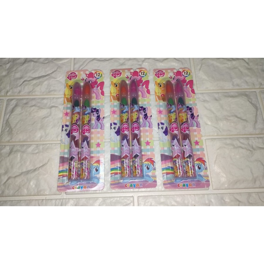 BENSIA CRAYON Stacking Crayon Susun 12 Warna Karakter Kartun - TSUM