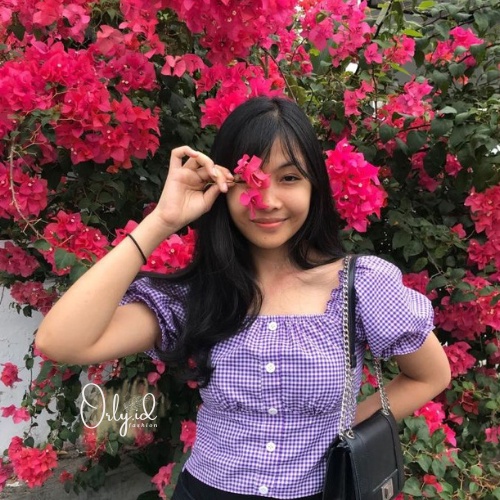 S-XXXXL GISELE Baju sabrina Baju Atasan Sabrina Wanita Jumbo Crop Top Korean Style Blouse Lengan Pan