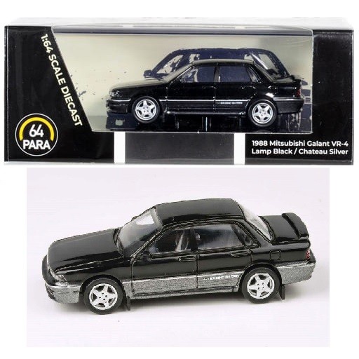 PA-65109 MITSUBISHI GALANT VR 4 BLACK SILVER DIECAST PARAGON PARA64 SELH