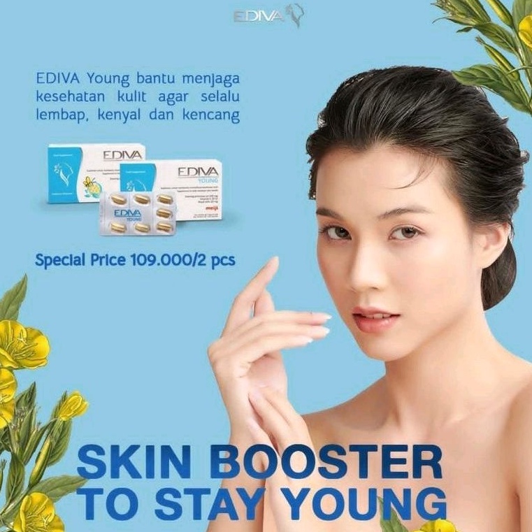 Ediva YOUNG BOX isi 28 by Meiji JAPAN Kulit glowing anti aging