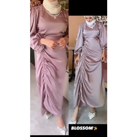 Laura Dress SILK DRESS WANITA KONDANGAN BRIDESMAID / BAJU DEWASA MURAH TERBARU 2022 / Dress Pesta