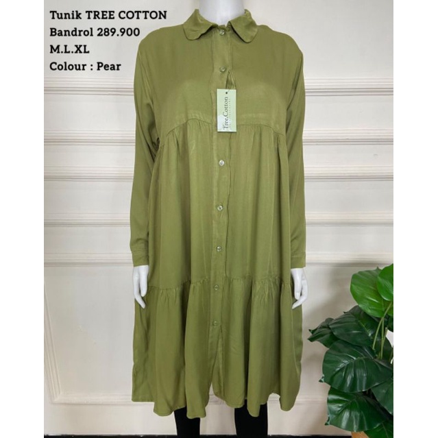 TUNIK WANITA TREE COTTON BRANDED MATAHARI MURAH TNKTRCTN20277