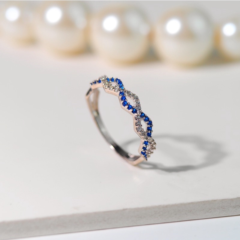 Cincin Emas Gelombang Silang Wajik Mata - Toko Emas Gadjah