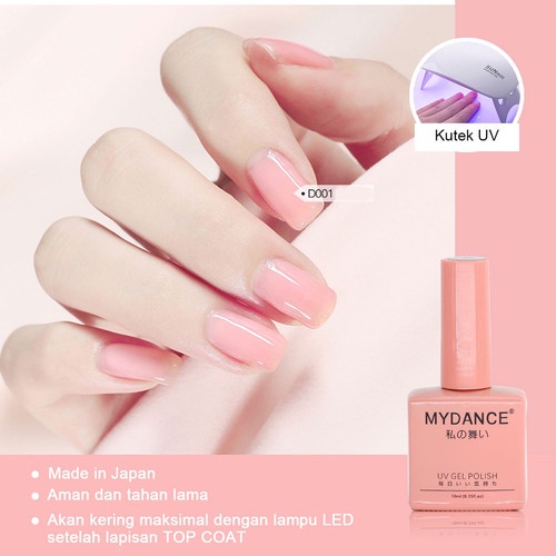 MYDANCE UV Nail Polish + LED Dryer / Kutek Gel Halal Muslimah