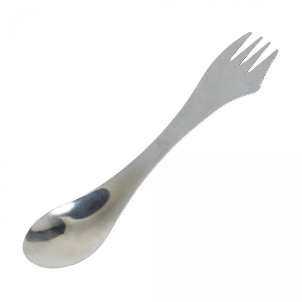Sendok Garpu Pisau  3 in 1 Stainless Steel Survival Outdoor Tool
