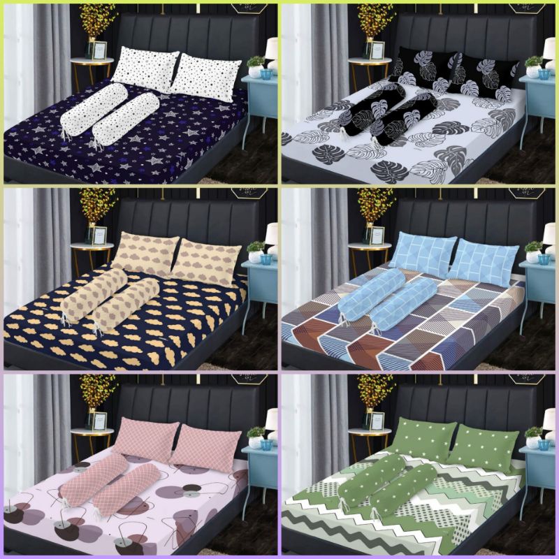 Seprei / Sprei Fata Signature Motif terbaru UK 160x200 Queen , 180x200 King / Sprei Fata