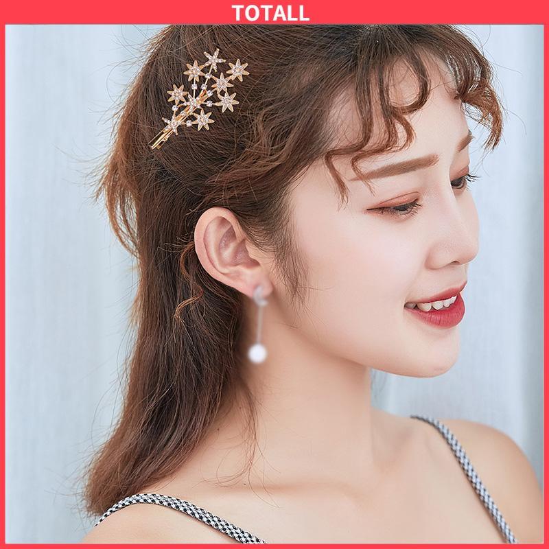 COD Jepit Rambut Korea Wanita Fashion Motif Terbaru Full Bintang Permata Zirkon original-Totall