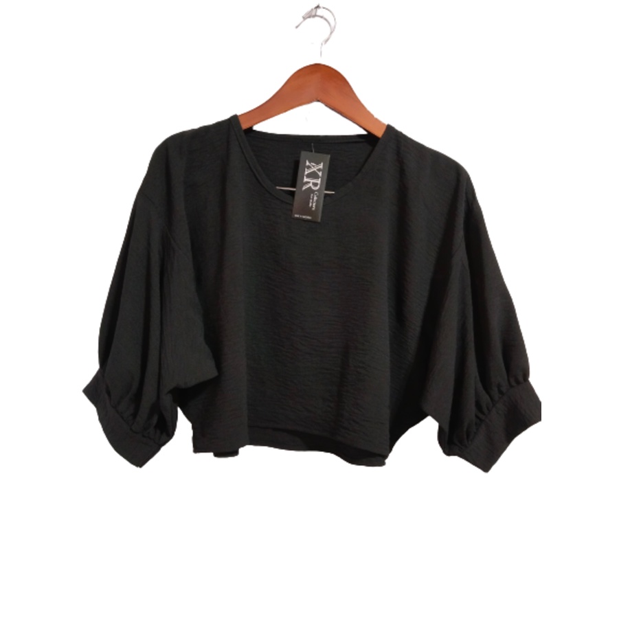 BLOUSE WANITA KOREAN STILE CROP TOP HITS/BAJU WANITA XR COLECTION