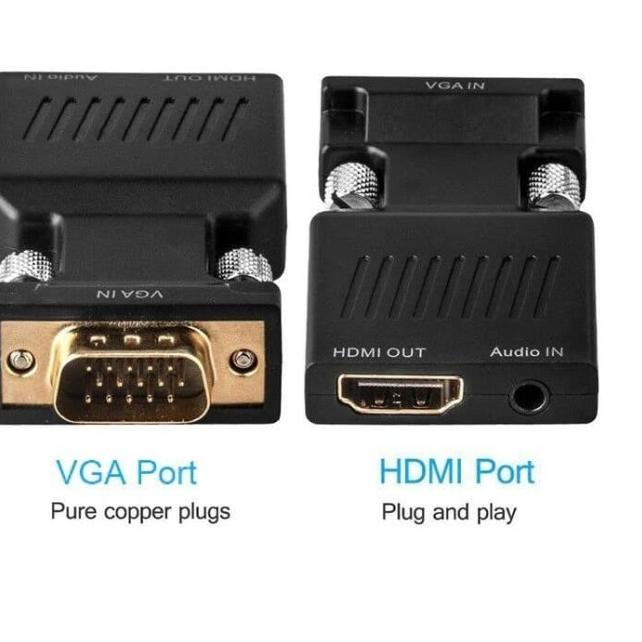 VGA TO HDMI CONVERTER - ADAPTER VGA TO HDMI