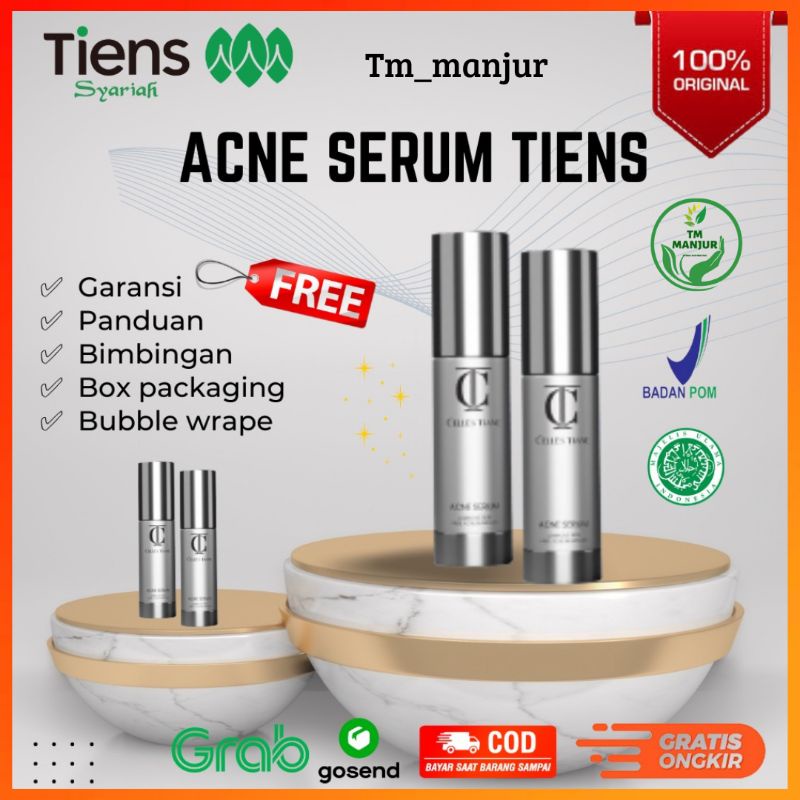 (COD) PRODUK TIENS CELLES TIANE ACNE SERUM PENGHILANG JERAWAT MENGHILANGKAN BEKAS FLEK HITAM BRUNTUS