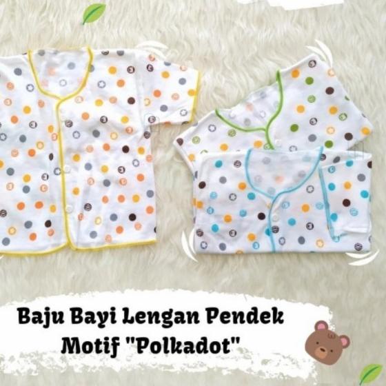 1 Lusin Baju Lengan Pendek Bayi baru lahir / newborn ( Arini Baby )