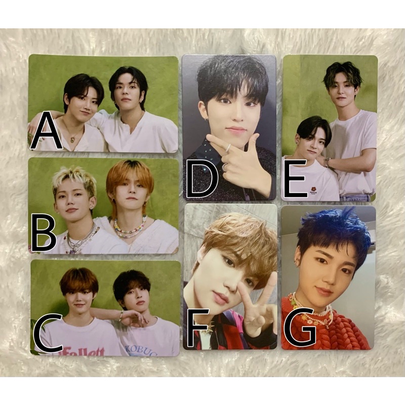 Treasure Hyunsuk Jihoon Asahi Doyoung Junghwan selca selfie Photocard the second step chapter two ts