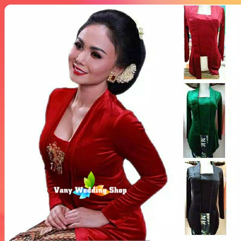 Kebaya Yuni Sara , Bahan Bludru Kutubaru Kebaya Bludru