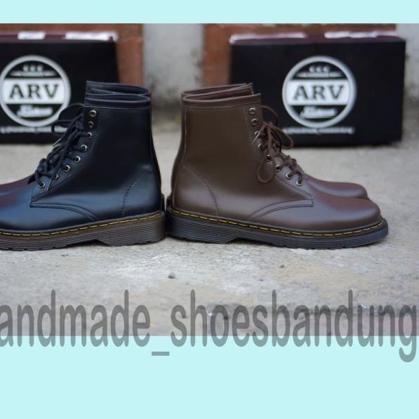 arv sepatu boots hiking tinggi underground pria - Hitam, 39