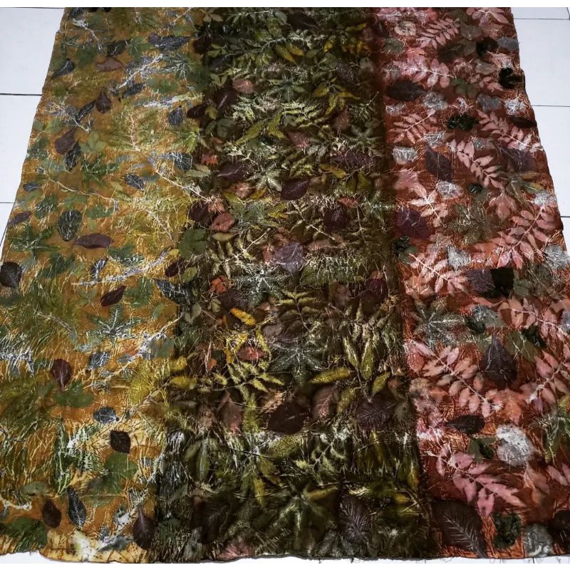 Kain Batik Ecoprint Kain Katun