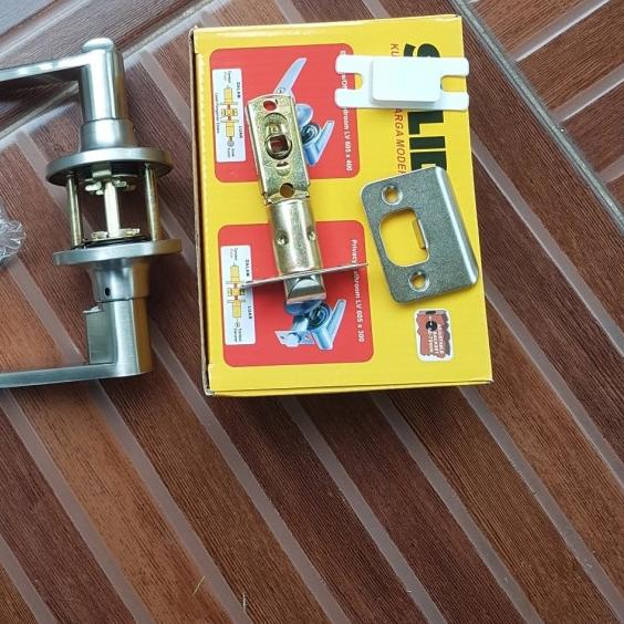 LEVER SET SOLID LV 605 X 300 // HANDLE PINTU KUNCI KAMAR MANDI