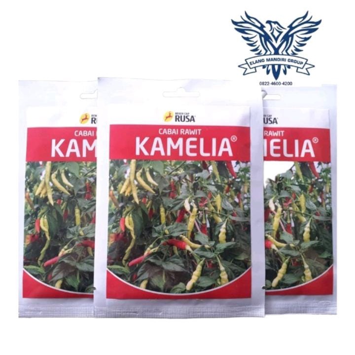 Benih Bibit Cabai Cabe Rawit Putih Kamelia 10 Gram Cap Rusa