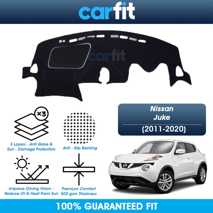 CARFIT Dashmat Nissan Juke Dashboard Cover Karpet Dasbor 2011-2020